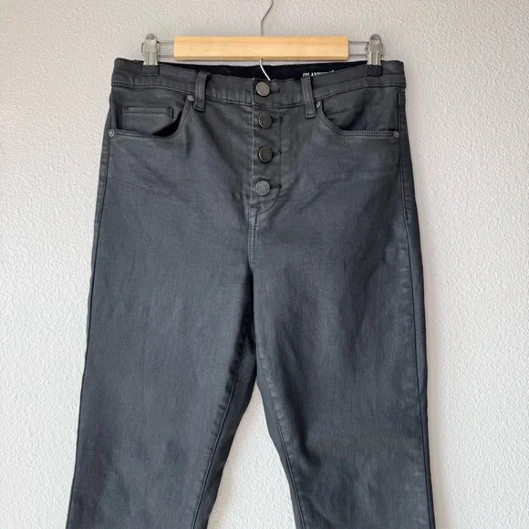 Blank NYC Faux Leather Jeans High Rise Skinny - Picture 3 of 10